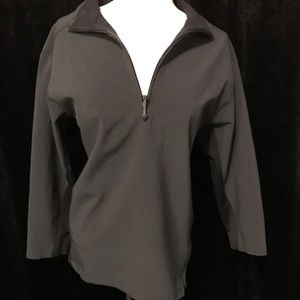 EUC - mens Nike Sphere Pro - Medium - black/ grey - golf - side zipper